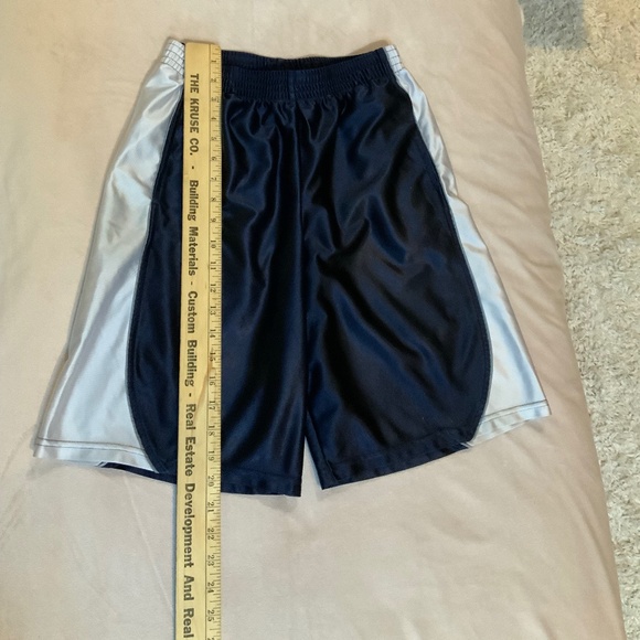 Champion Blue White L Shorts Sporty Workout Baggy Activewear Outdoors Fun - Picture 3 of 5